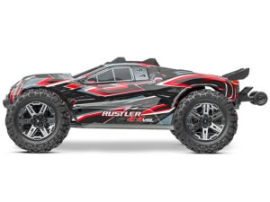 Traxxas Rustler 4X4 HD VXL 1:10 4WD RTR Brushless Electric Short Course Truck - TRX67376-4-RED