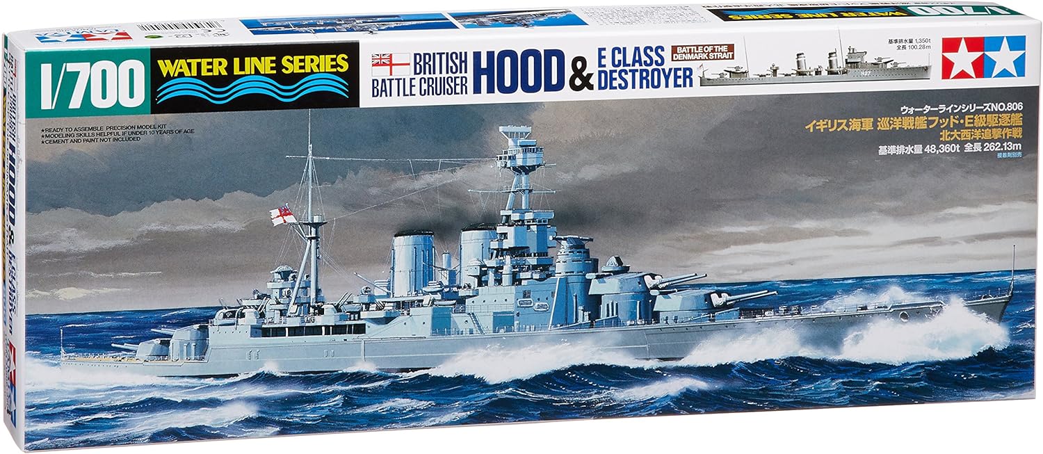 Tamiya Hood & E Class Destroyer 1/700 31806