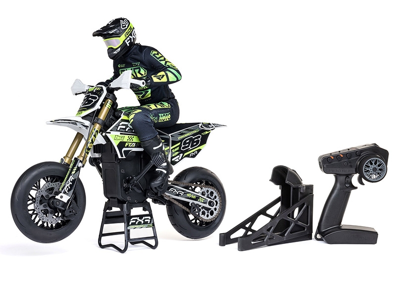 Losi 1/4 Promoto-SM FXR Supermoto Motorcycle RTR Basic C-LOS-2272 White