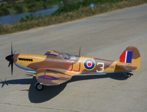 Xfly Supermarine Spitfire Mkix Brown 1200Mm Without Tx/Rx/Batt Xf123P-B