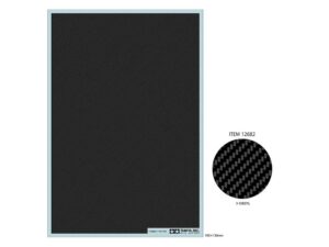 Tamiya Carbon Pattern Decal Set Twill Weave/Extra Fine 1/24 12682