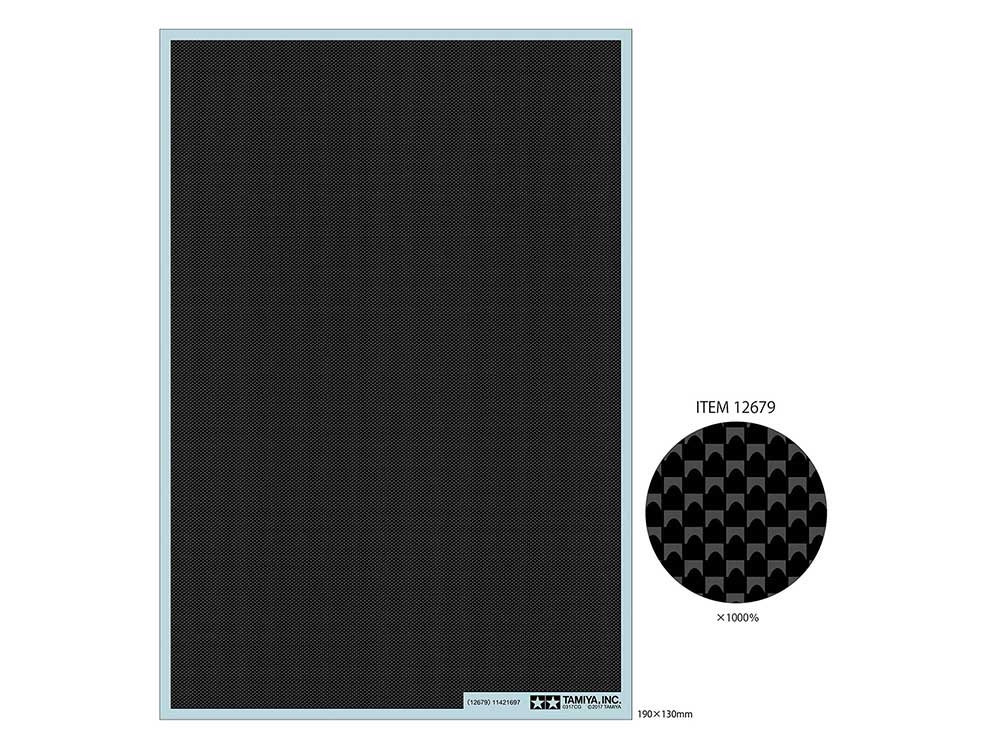 Tamiya Carbon Pattern Decal Set fine 1/24 12679