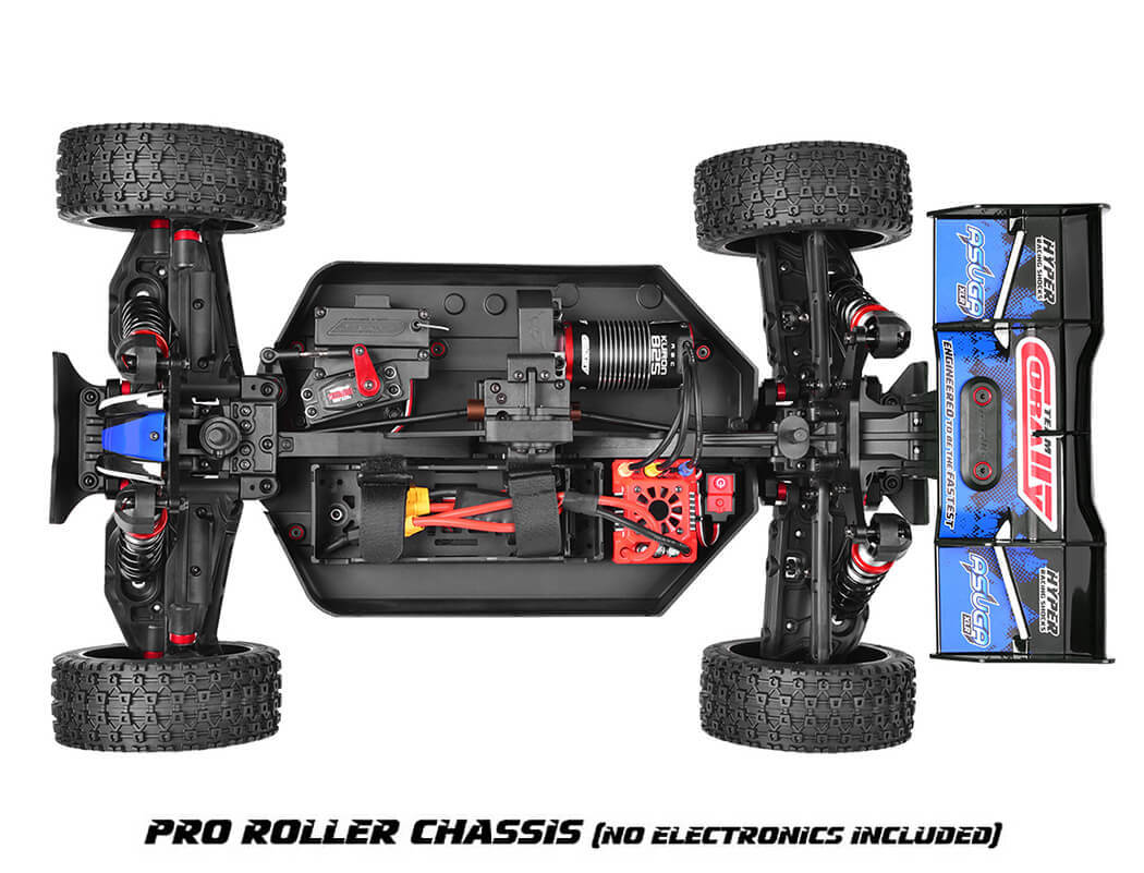CORALLY ASUGA XLR BLUE 6S ROLLER BUGGY CHASSIS