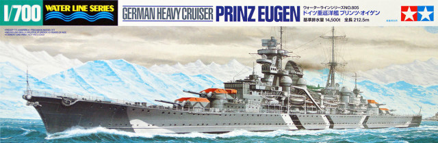 Tamiya Prinz Eugen German Heavy Cruiser 1/700 31805