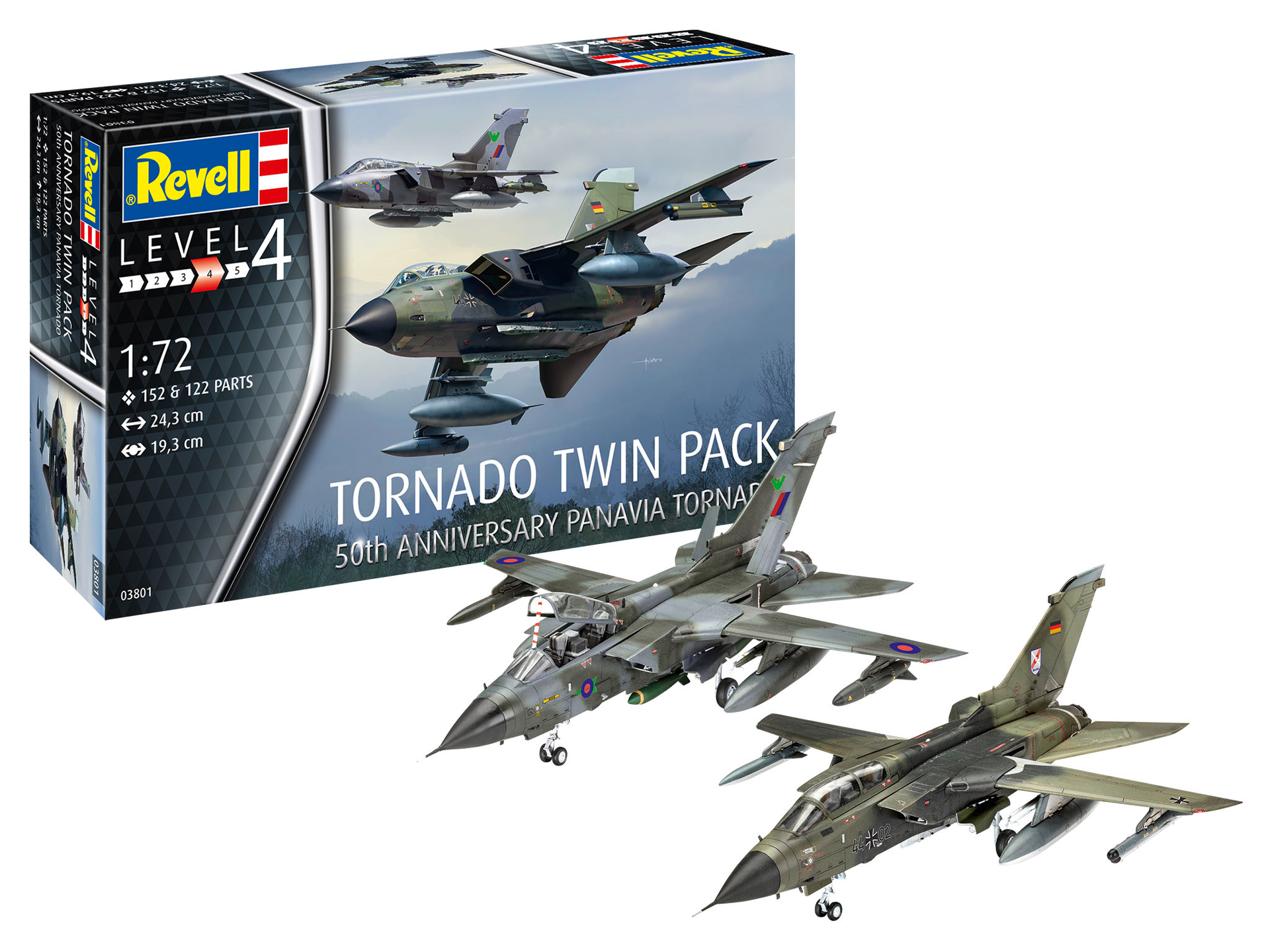 Revell Tornado 50th Anniversary Twinpack 1/72 03801