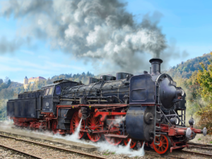 Revell Express train locomotive BR 18 505 with tender 2'3' T38