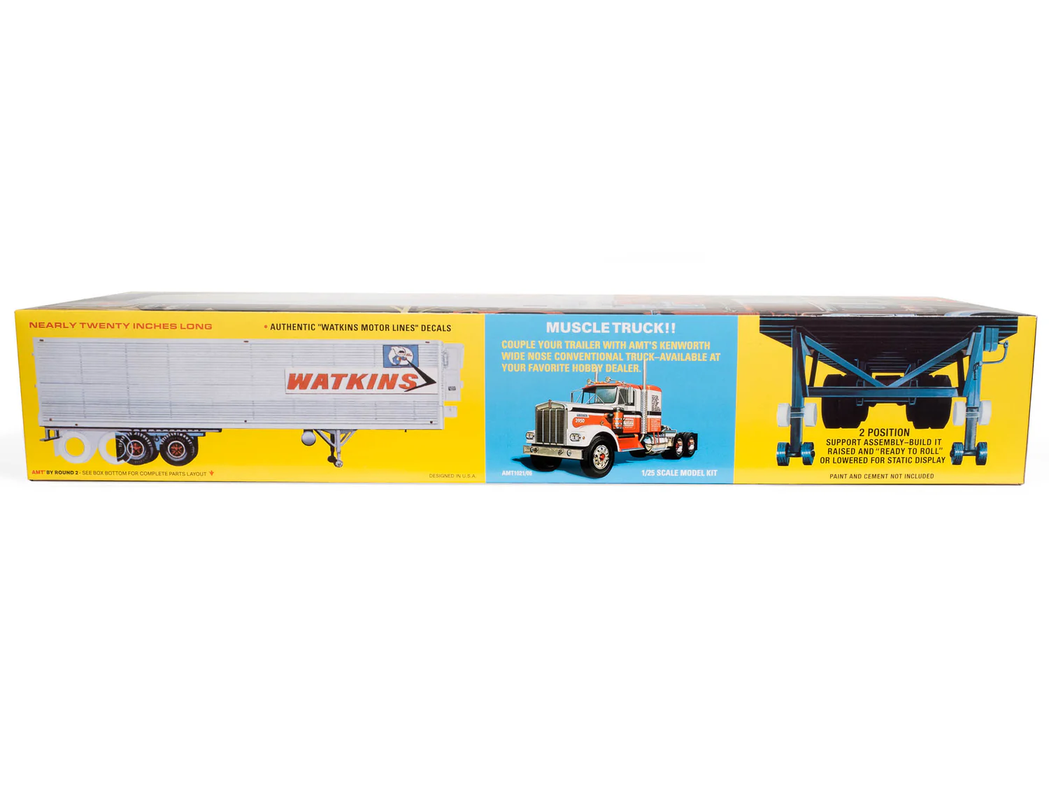 AMT Fruehauf 40' Reefer Trailer Watkins 1/25 AMT1421 - Image 3