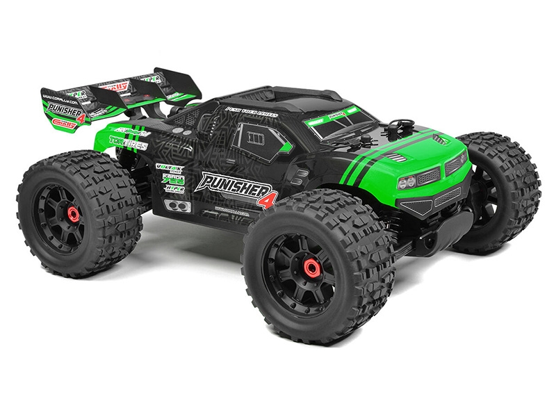 Corally Punisher 4 Brushless 4S Basher Truck RTR - Green C-00292-G - Image 2