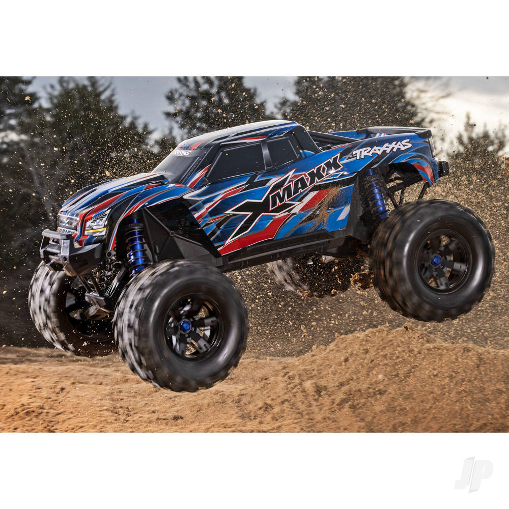 Traxxas X-Maxx Belted 4WD Brushless RTR 8S Monster Truck - Blue - Image 8