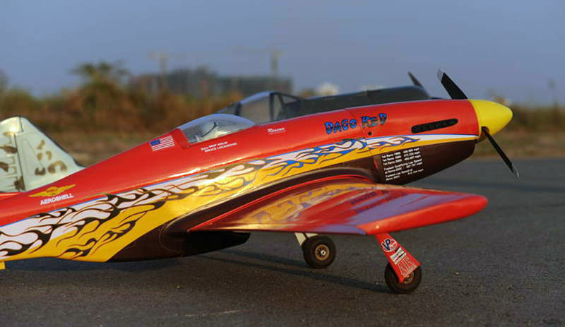 VQ Models Dago Red Mustang Air Racer 57.5in Wingspan ARF VQA050