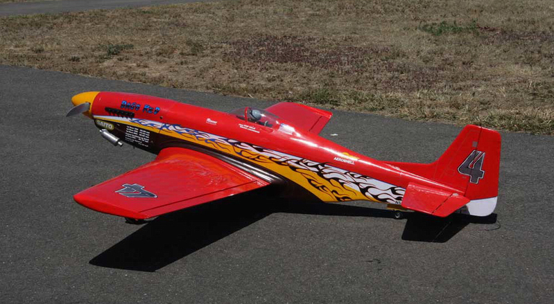 VQ Models Dago Red Mustang Air Racer 57.5in Wingspan ARF VQA050