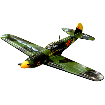 VQ Models Yak-1 (Green Camo) 59.8in Wingspan ARF VQA054