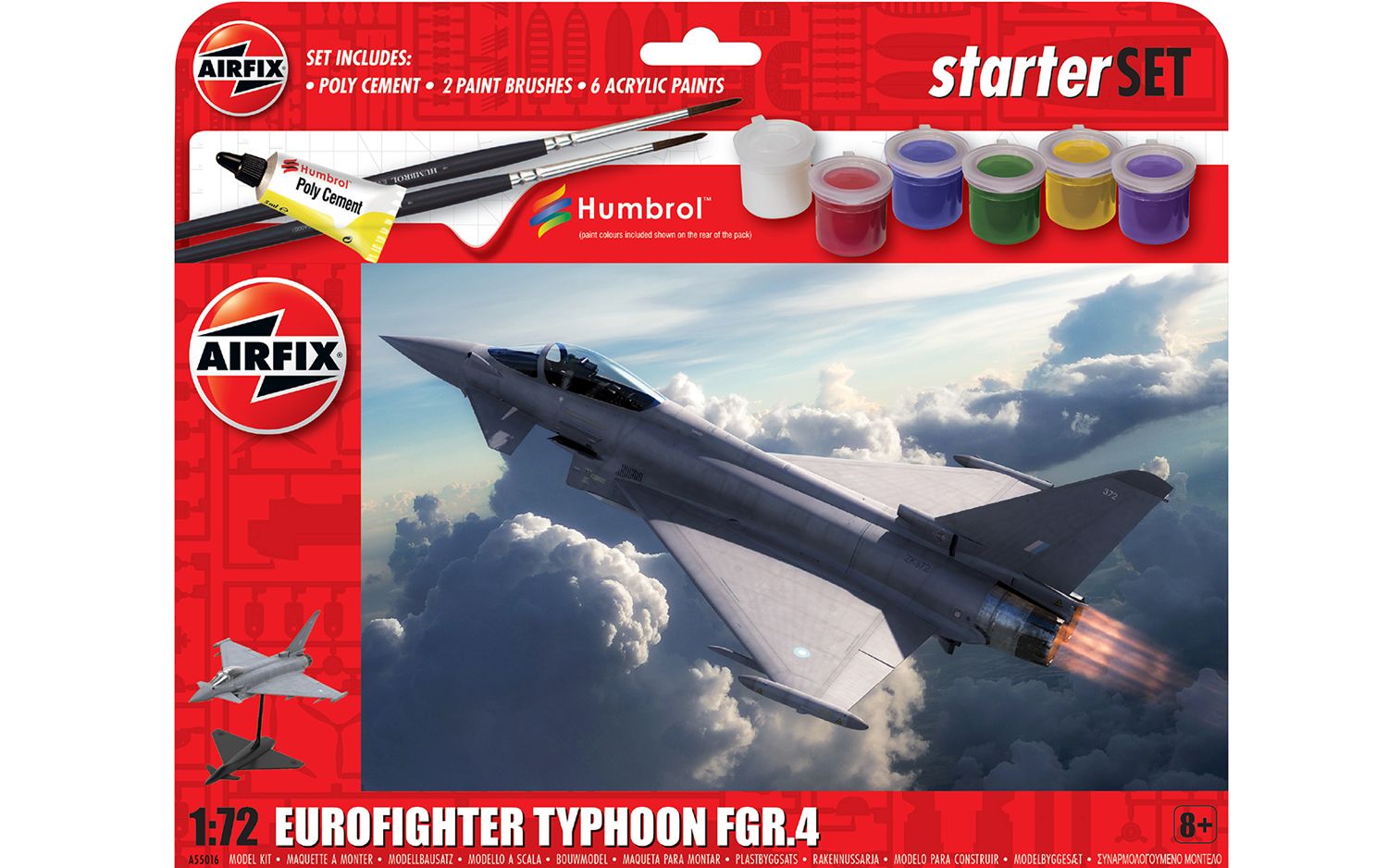 Airfix Starter Set - Eurofighter Typhoon FGR.4 1/72 A55016