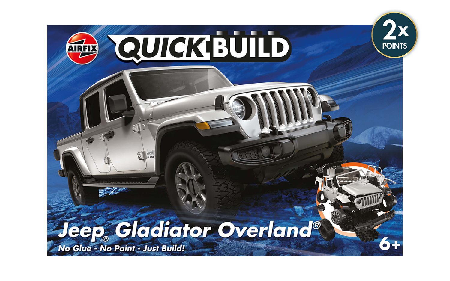 Airfix QUICKBUILD Jeep Gladiator (JT) Overland J6039