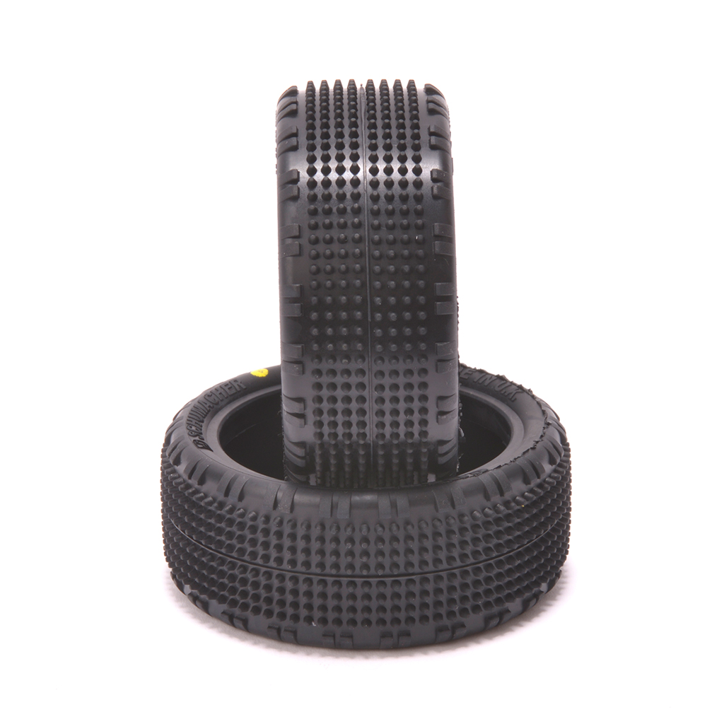 SCHUMACHER SHARD 1/10th 4WD FRONT TYRE YELLOW U6907 - Image 3