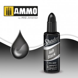 Mig Ammo Ash Black SHADER MIG0858