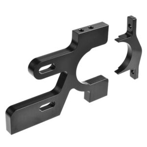 Corally Motor Bulkhead Rear Right 7075 Alum Black