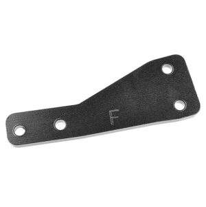 Corally Shock Tower Brace Front Mt Aluminum Black 1 Pc