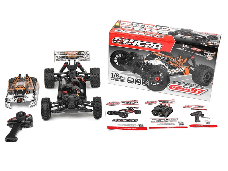 Corally Syncro-2 1:8 Brushless 3-4s Basher Buggy RTR - Orange C-00289-O