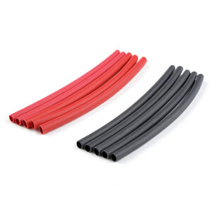 Corally Shrink Tubing 2.4Mm Red + Black 10 Pcs