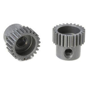 Corally 64 Dp Pinion Short Hard Anodised Al7075 24 Teeth Shaft Dia. 3.17Mm