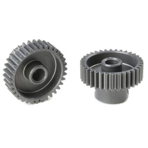 Corally 64 Dp Pinion Short Hard Anodised Al7075 34 Teeth Shaft Dia. 3.17Mm