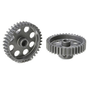 Corally 48 Dp Pinion Short Hard Anodised Al7075 37 Teeth Shaft Dia. 3.17Mm