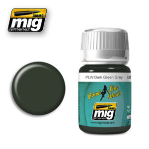 MIG Ammo DARK GREEN GREY PANEL LINE WASH MIG1608