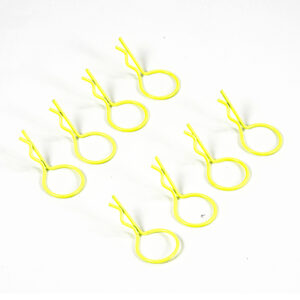 FASTRAX FLUORESCENT YELLOW LARGE BODY CLIPS FAST213FY