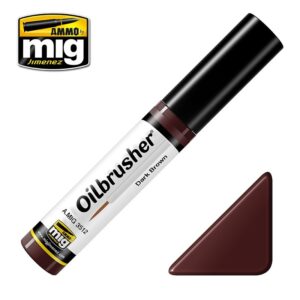 Mig Ammo Dark Brown OILBRUSHER MIG3512