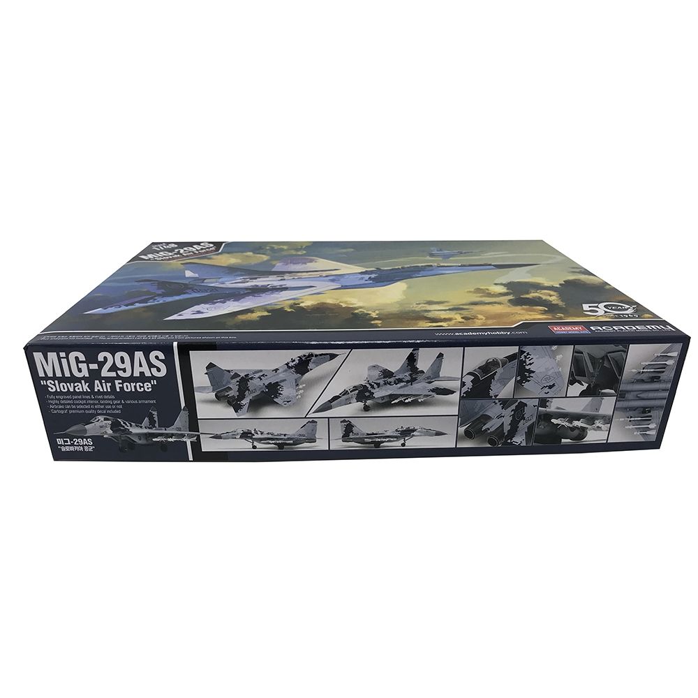 Academy Slovak Air Force MiG-29AS Fighter Aircraft 1/48 PKAY12227