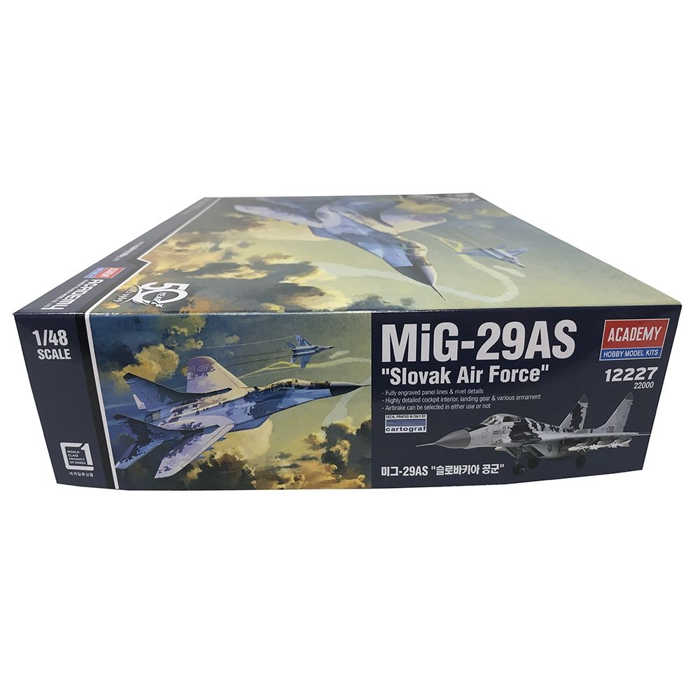Academy Slovak Air Force MiG-29AS Fighter Aircraft 1/48 PKAY12227