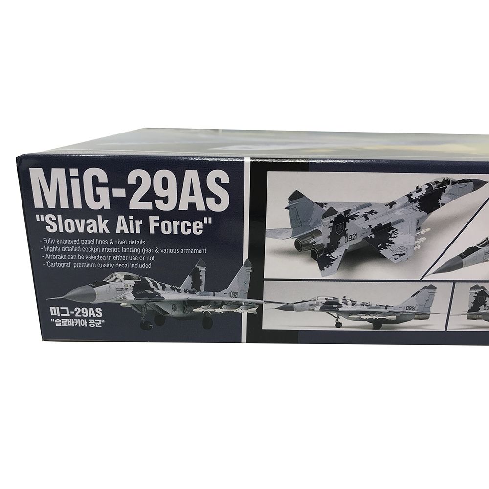 Academy Slovak Air Force MiG-29AS Fighter Aircraft 1/48 PKAY12227