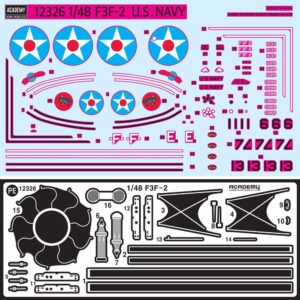 Academy US Navy F3F-2 VF-6 "Fighting Six" 1/48 12326