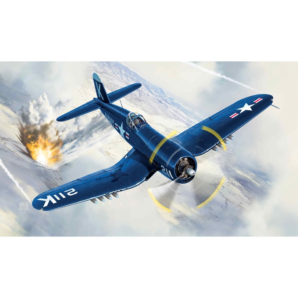 Academy US Navy F4U-4 Corsair Battle of Jangjin Reservoir 1/48 PKAY12353