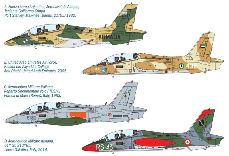 ITALERI 1/72 MB 339A Falklands War 1354 - Image 6