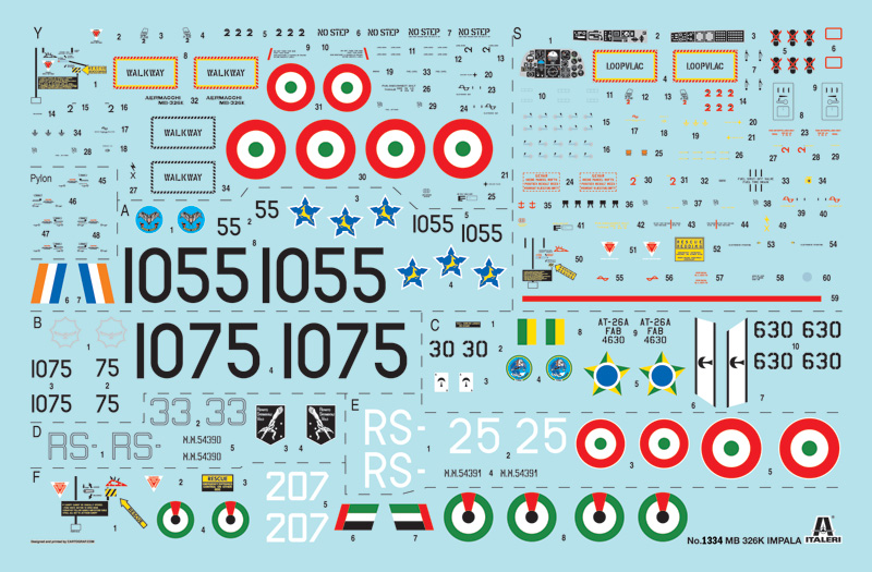 ITALERI 1/72 MB 326K Impala 1334 - Image 6