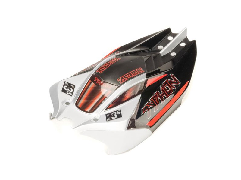 Arrma TYPHON GROM Body Silver/Black Z-ARA-1563