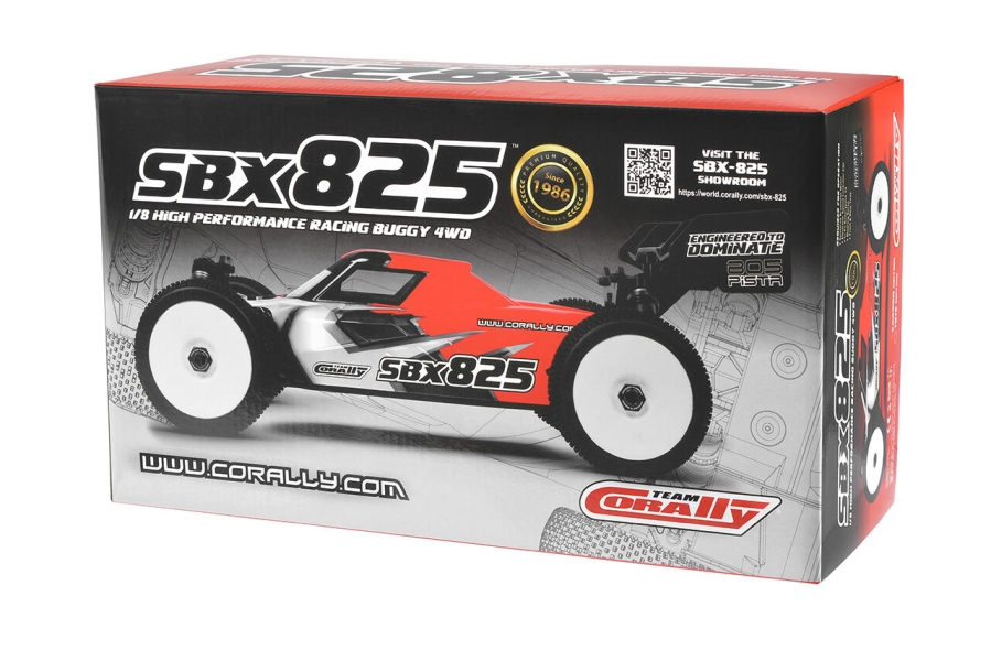 Corally SBX-825 Carbon Edition 1/8 Racing EP Buggy Kit C-00150-C