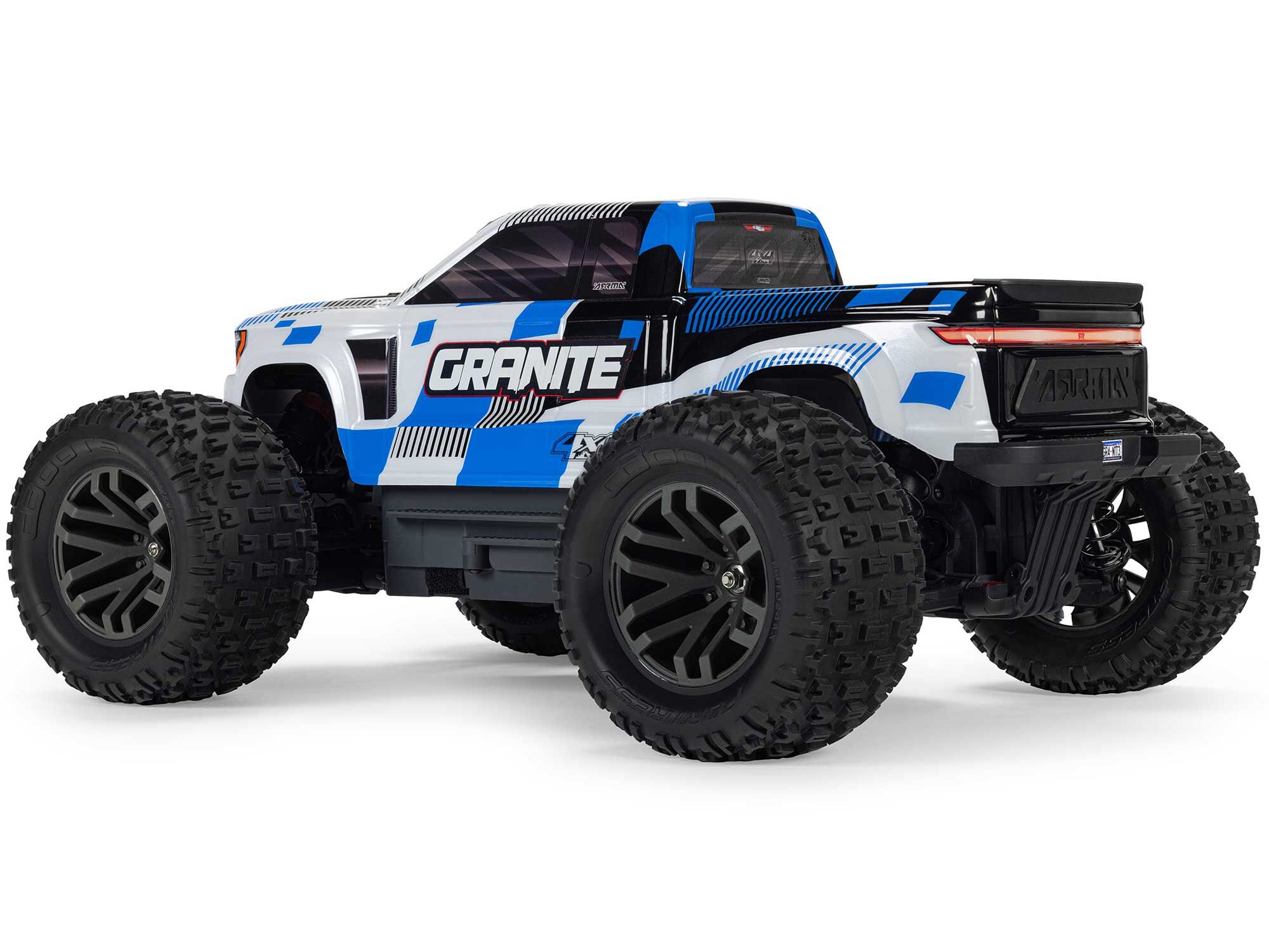Arrma 1/10 GRANITE MEGA 665 4X4 RTR Brushed Monster Truck, Blue C-ARA4202V4T2