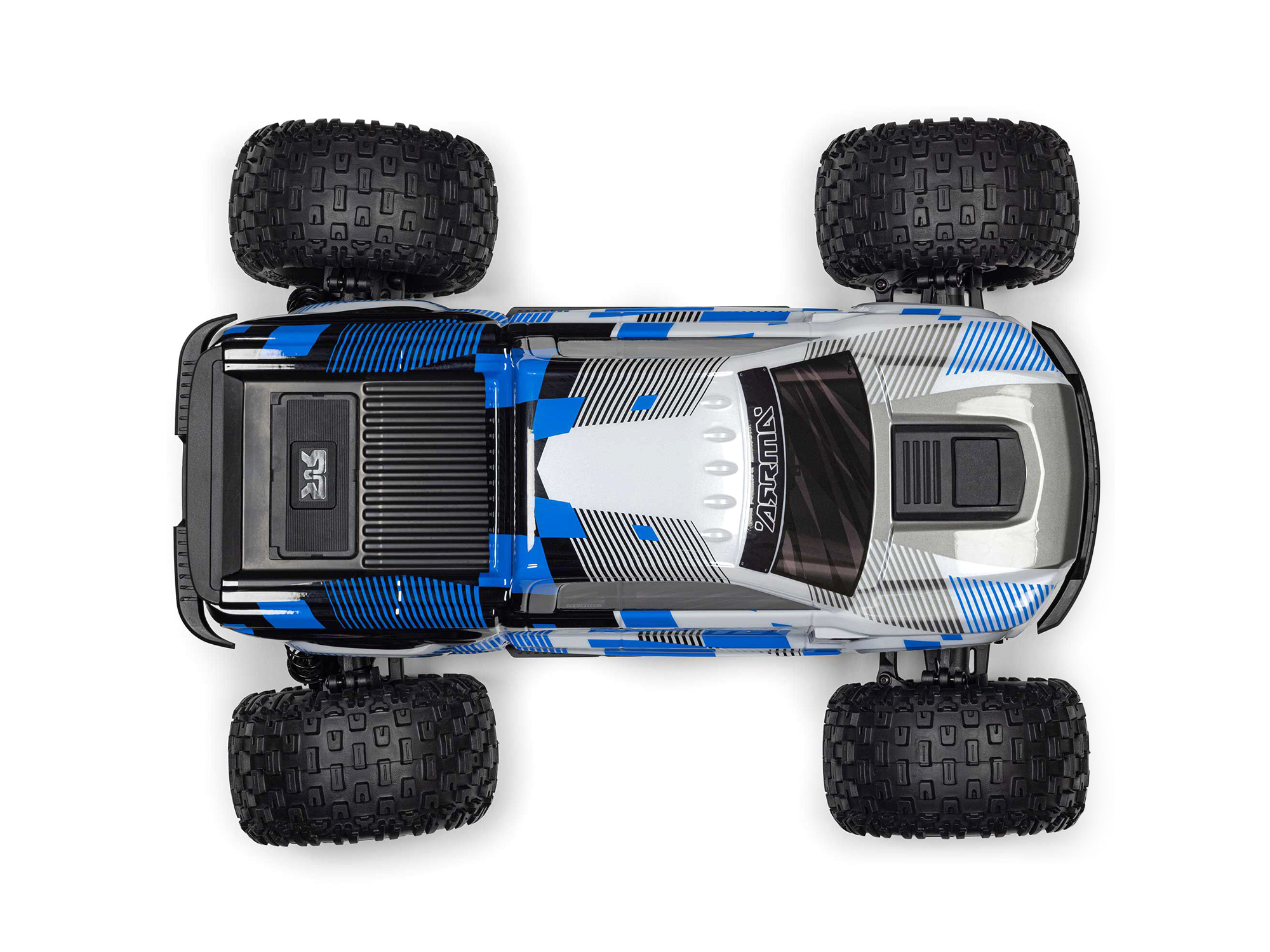 Arrma 1/10 GRANITE MEGA 665 4X4 RTR Brushed Monster Truck, Blue C-ARA4202V4T2