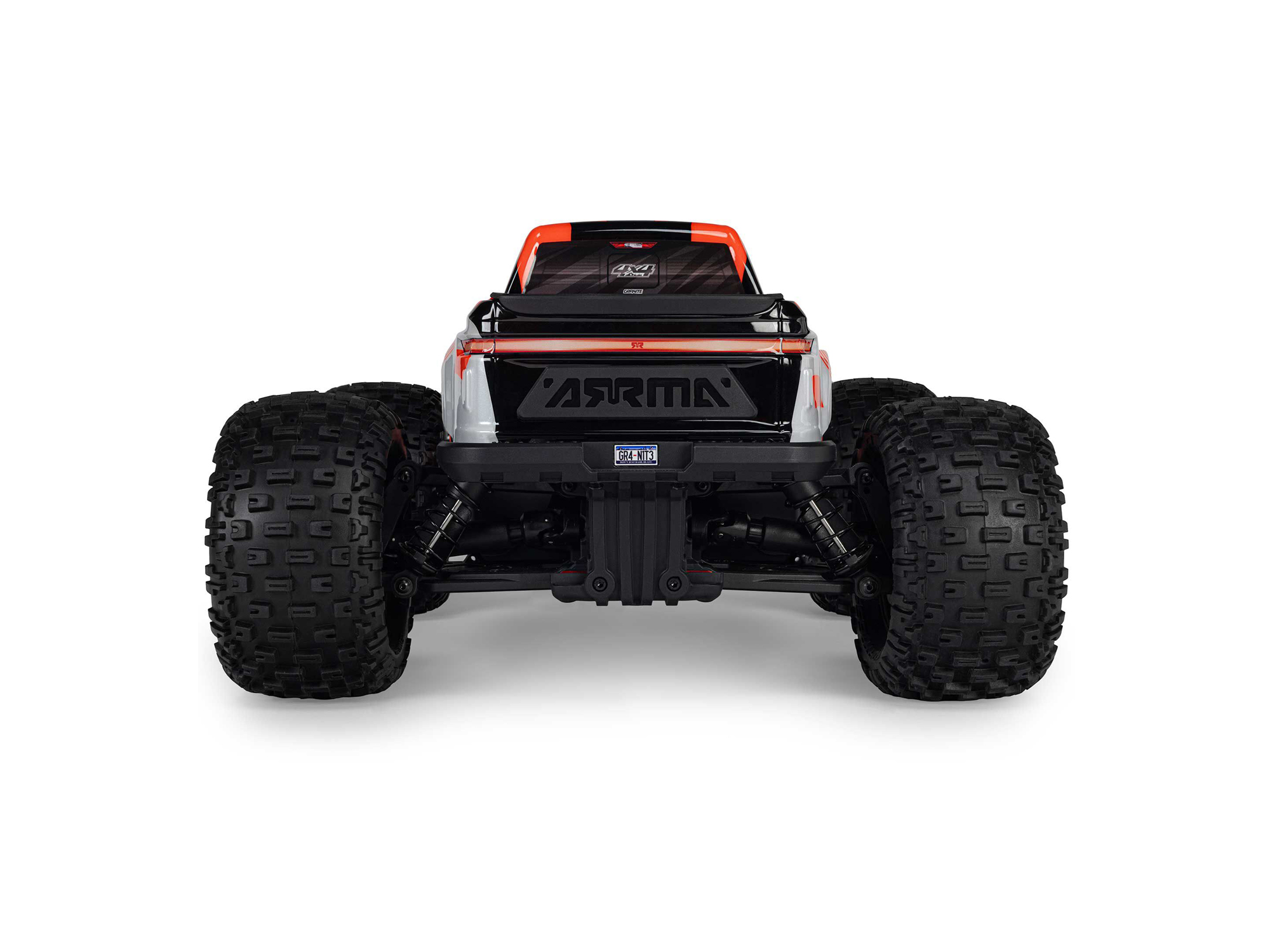 Arrma 1/10 GRANITE MEGA 665 4X4 RTR Brushed Monster Truck, Orange C-ARA4202V4T3