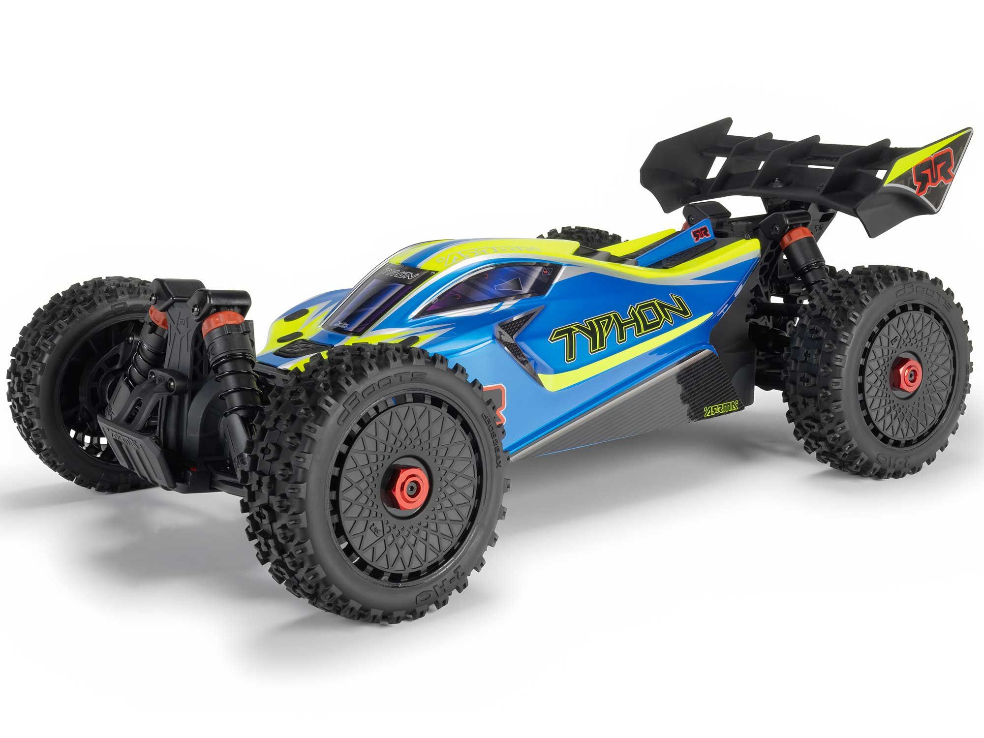 Arrma 1/8 TYPHON MEGA 665 4X4 RTR Brushed Buggy, Blue C-ARA4206V4T1