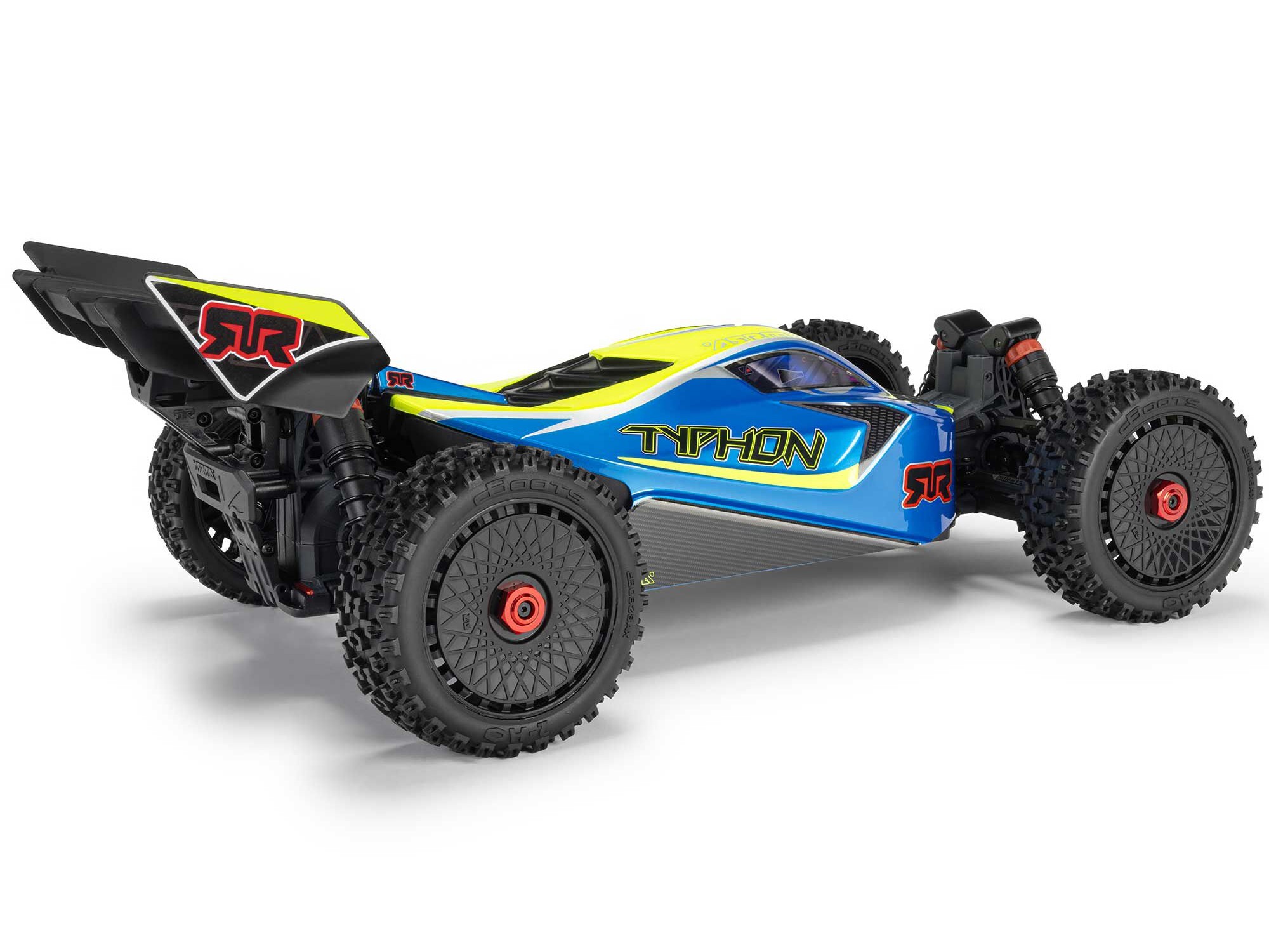 Arrma 1/8 TYPHON MEGA 665 4X4 RTR Brushed Buggy, Blue C-ARA4206V4T1