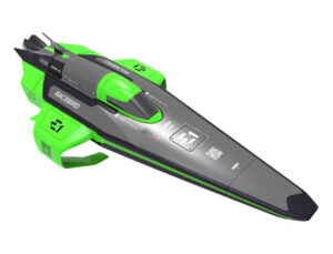 Joysway E1 Racebird Lite 1/14 RC Hydrofoil Boat 2.4G RTR Green JY8608G