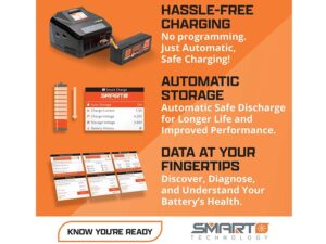 Spektrum 11.1V 1300mAh 3S 30C Smart G2 LiPo Battery: IC2