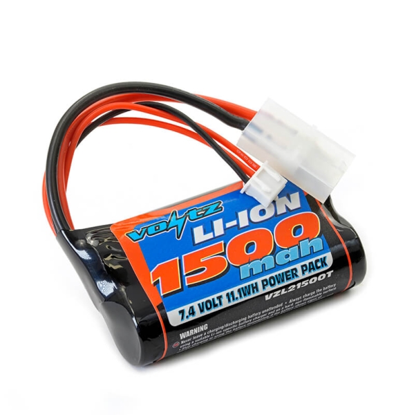 Voltz Li-ion 7.4v 1500mAh Battery with Tamiya Plug VZL21500T
