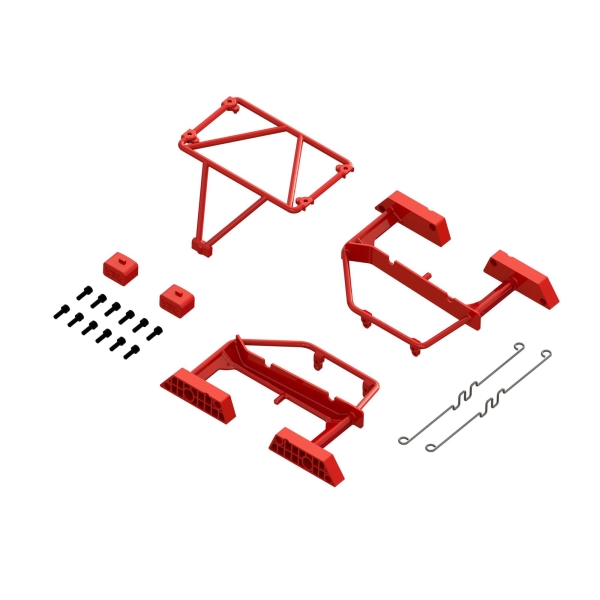 Arrma Mojave Grom Desert Truck Body Roll Cage Set Red Z-ARA320820