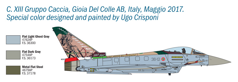 Italeri EF-2000 100th Ann.''GRUPPI CACCIA'' - SPECIAL COLORS 2 Models 1/72 1406 - Image 6