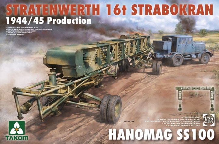 Takom 1/35 16T Strabokran 44/45 Prod. w Hanomag SS100 PKTAK02124